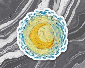Moon Meme Sticker
