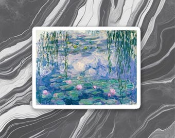 Water Lilies Claude Monet Meme Sticker