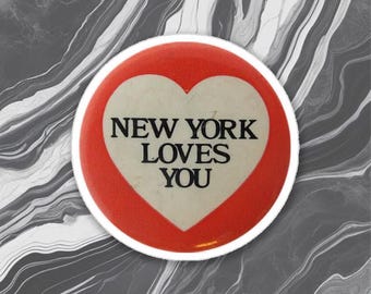 New York Loves You Vintage Meme Sticker