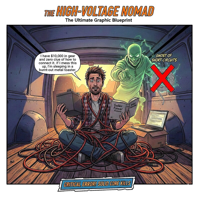 Buy Van Life Electrical Wiring Made Simple – Comic Guide + Load ...