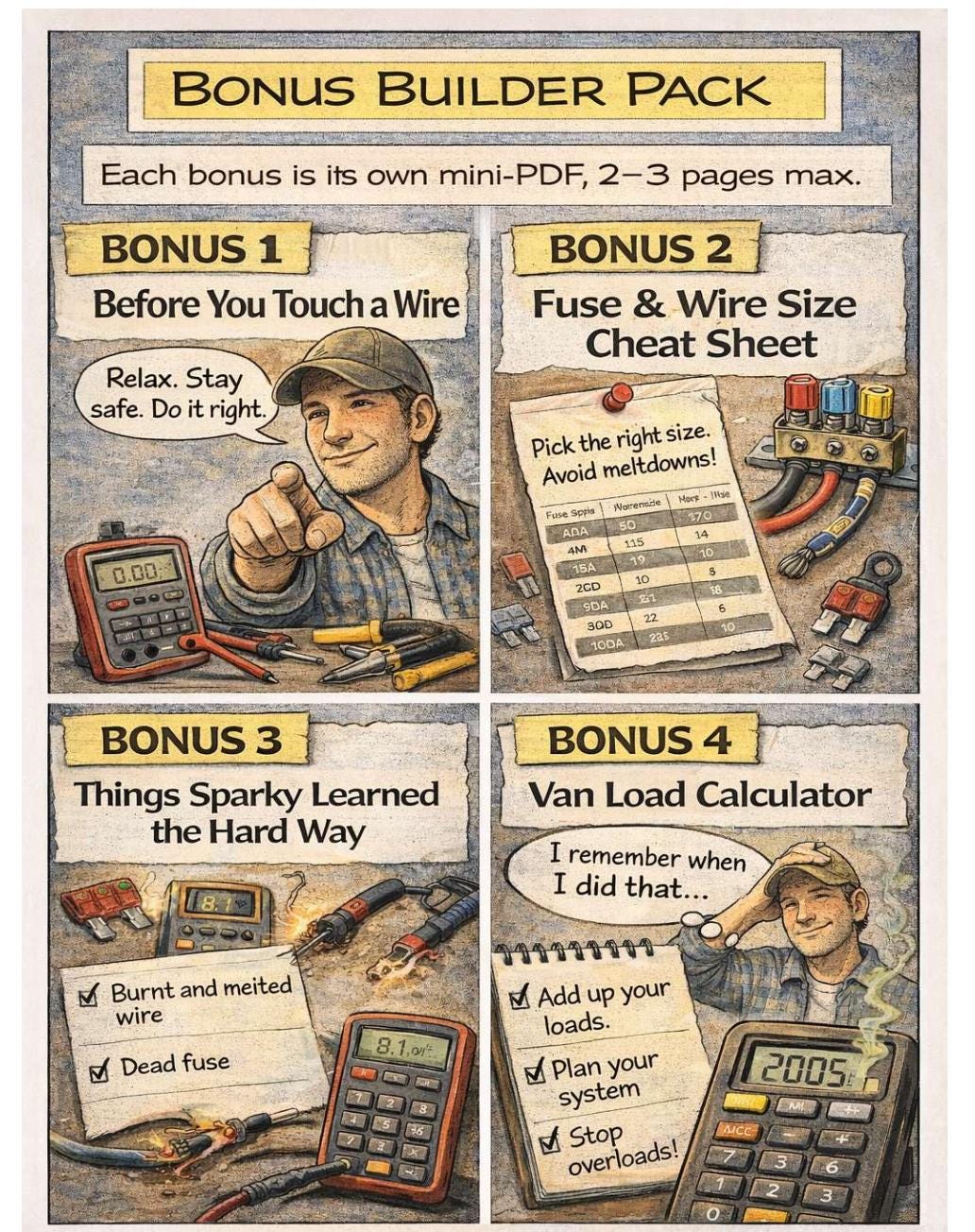 Buy Van Life Electrical Wiring Made Simple – Comic Guide + Load ...