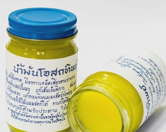 Baume de massage thaï jaune aux herbes - Baume de massage thaï jaune