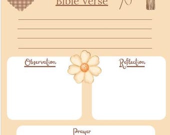 Bible Stationery Set Beige A4, A5 and Bookmarks