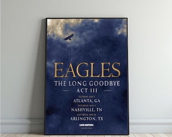 Eagles The Long Goodbye Act III 2026 North American Stadium Tour Poster