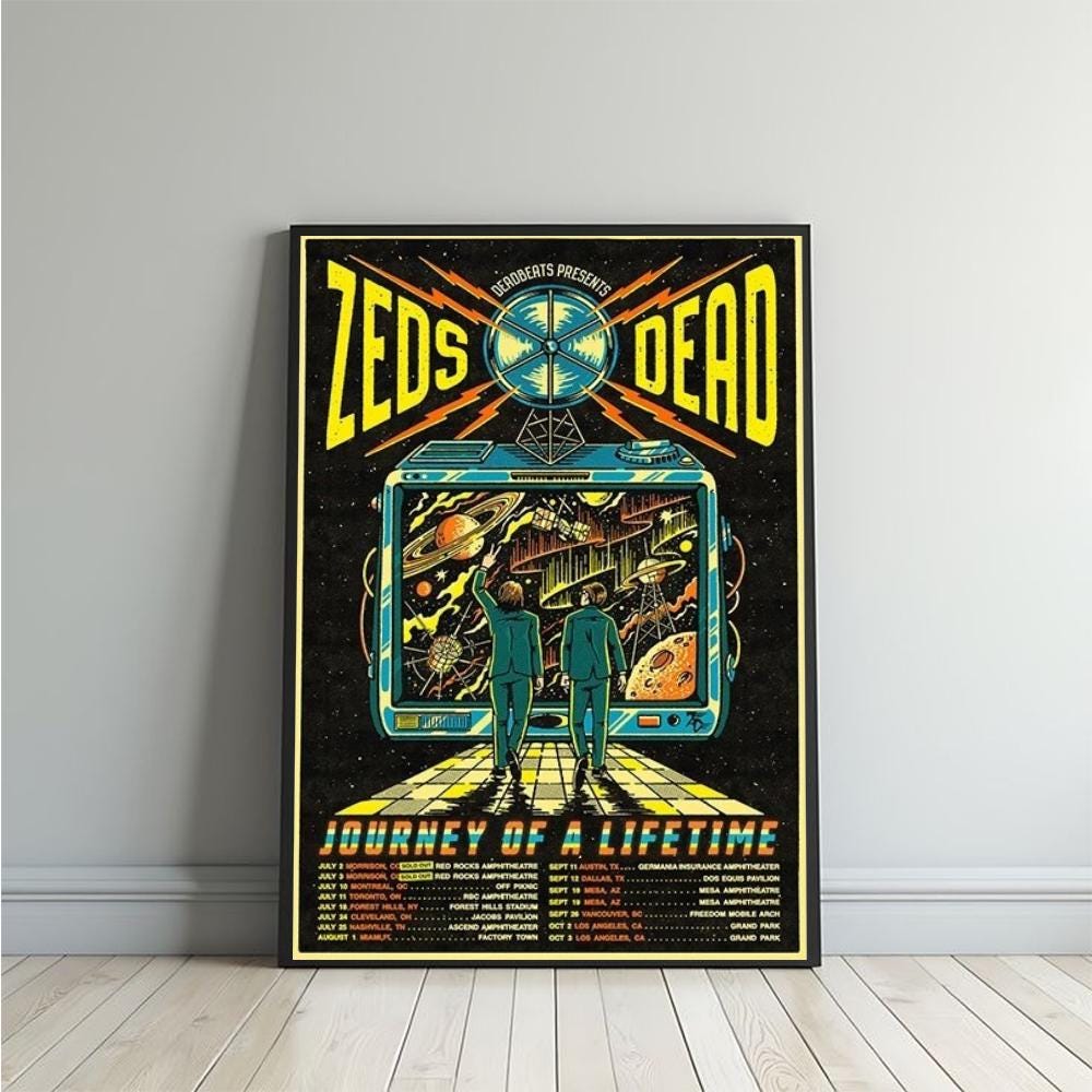 Zeds Dead Journey of A Lifetime Tour Poster - Etsy