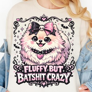 Lindo perro gótico PNG, diseño de perro oscuro kawaii, archivo de sublimación de cachorro gótico, camiseta de perro lindo y espeluznante PNG, imágenes prediseñadas de mascotas alternativas