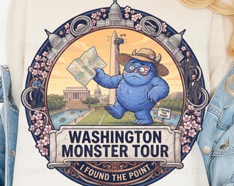 Washington Monster Tour PNG I Found The Point T-Shirt