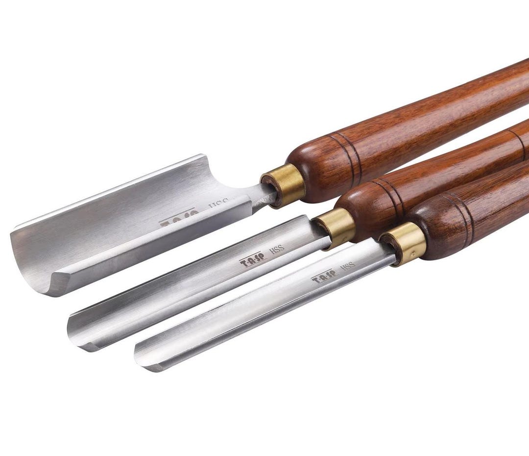 HSS Roughing Gouges 22mm 25mm 50mm – Walnut Handle Wood Lathe Turning ...