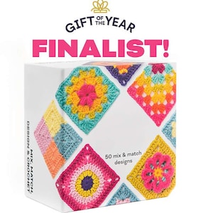 50 Crochet Pattern Cards Kit | DIY Mix & Match Crochet Deck for Beginners