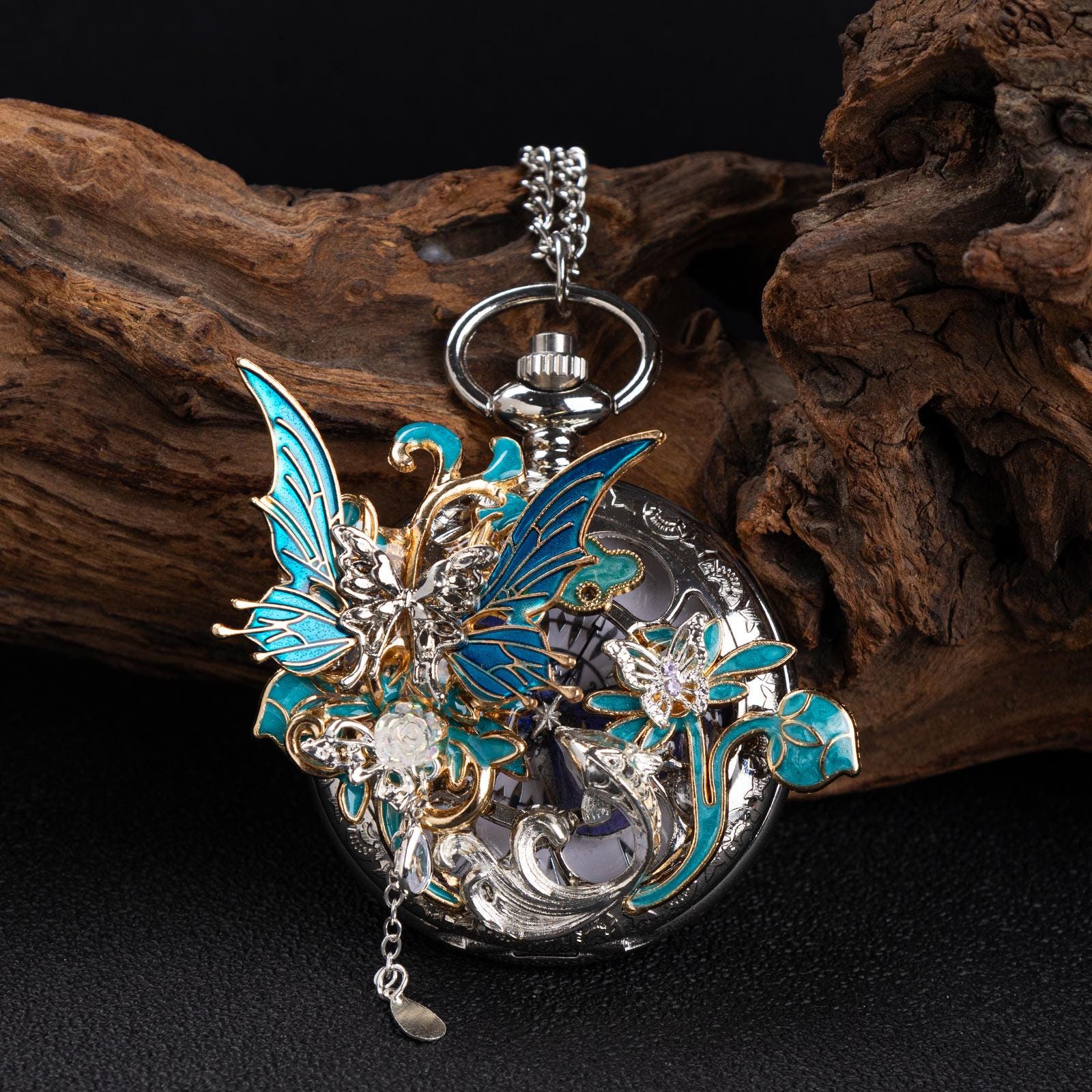 Floral Pocket Watch - Etsy