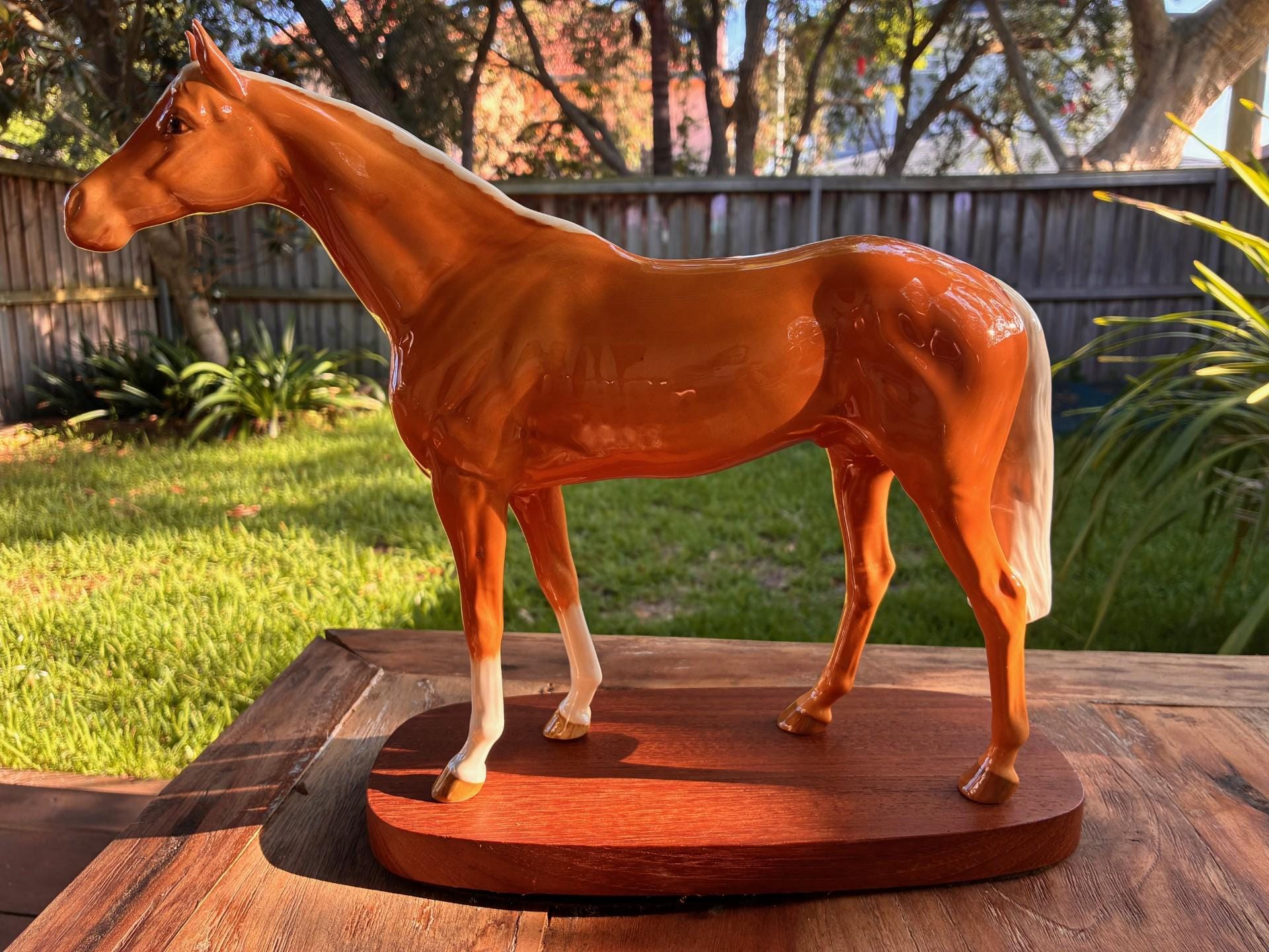 Figurine cheval étalon mustang palomino Collecta 88714 | Jouet Montessori éducatif réplique réaliste