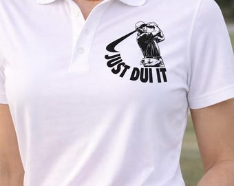 Tiger Woods Polo Shirt, Just D.U.T It Golf Polo Shirt, for Men, Women , Humor Graphic Tee