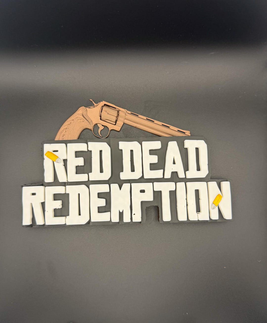 Red Dead Redemption 3D Printed Sign | RDR Wall Art | Gamer Room Decor ...