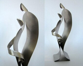 NURTURE- Stainless Steel Sculpture Art -a special mini for Mom