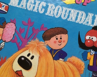 Magic roundabout, Book, vintage, 1984, Pop up book, UK seller, collectible, by TinkerDee2 on etsy