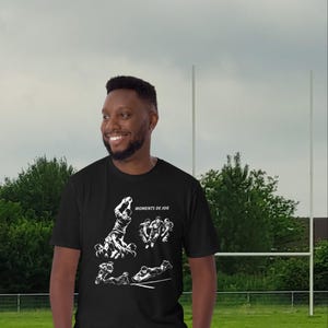 T-shirt Rugby Rigolo - Moments de Joie - Cadeau Idéal image 6