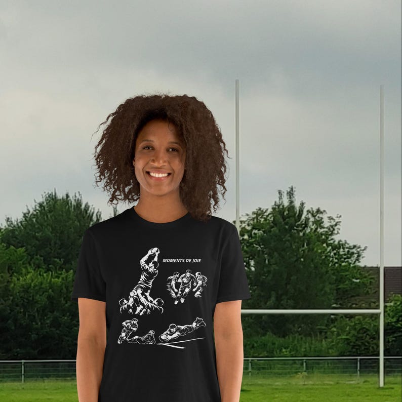 T-shirt Rugby Rigolo - Moments de Joie - Cadeau Idéal image 7