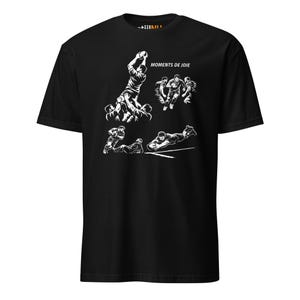 Rugby T-Shirt – MOMENTS OF JOIE , Vintage Sports Illustrations, Unisex Cotton Tee