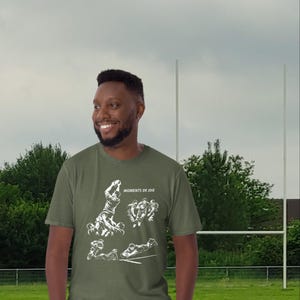T-shirt Rugby Rigolo - Moments de Joie - Cadeau Idéal image 9