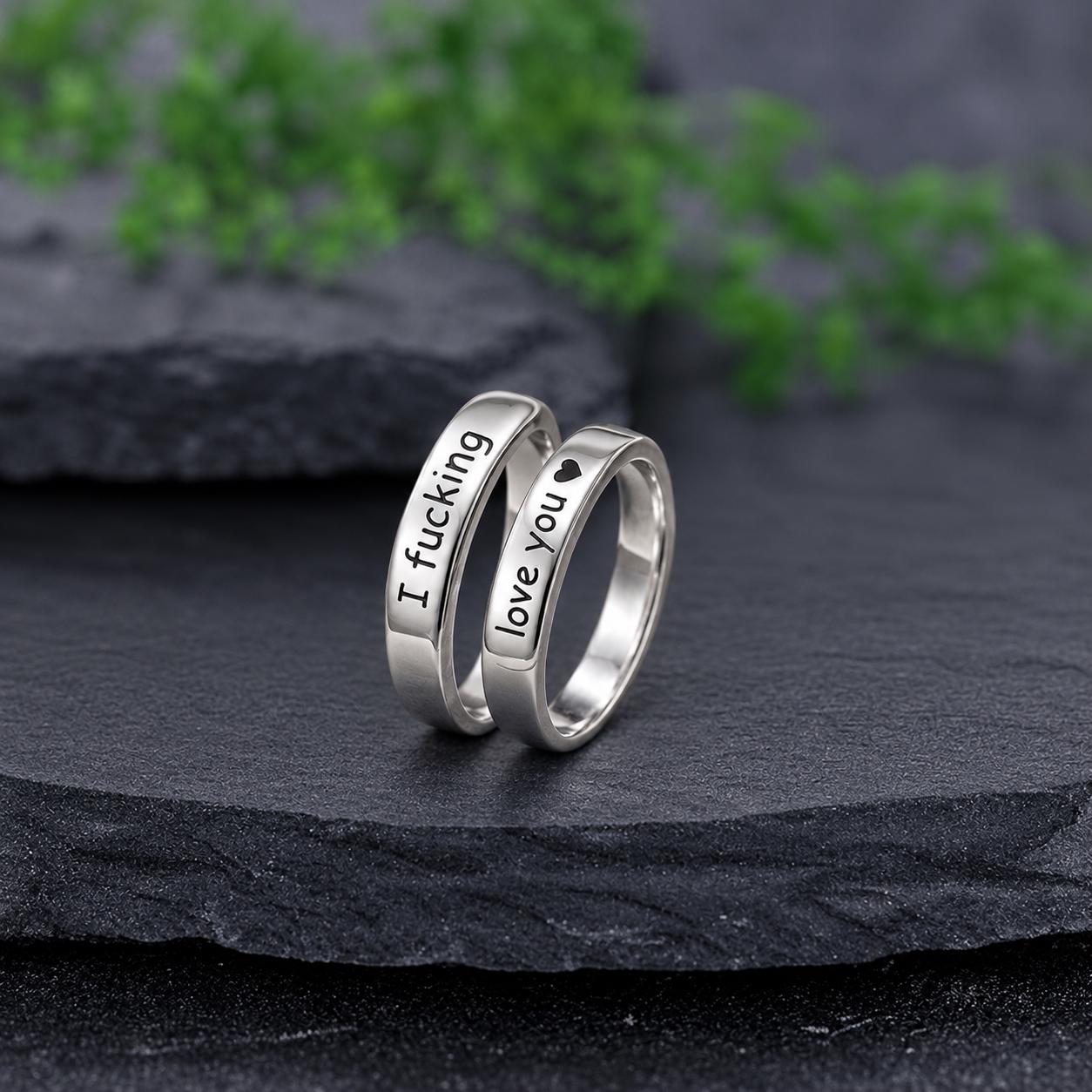 I Fuckin Love You Ring - Etsy