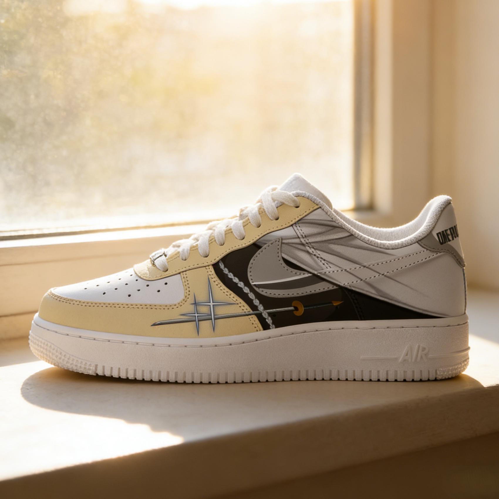 Garou One Punch Man Black & White Anime Sneakers sz 43 or US 11 ONE PUNCH MAN x NIKE DUNK LOW SAITAMA COLORWAY Knock Knock  main image 3