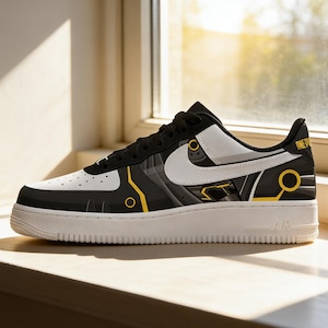 Garou One Punch Man Black & White Anime Sneakers sz 43 or US 11 Garou One Punch Man Sneakers - Oppai Merch main image 4