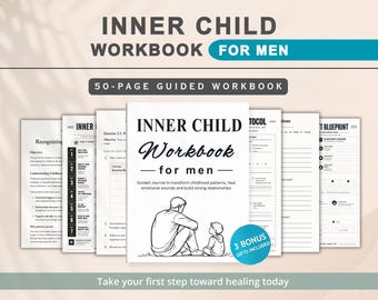 Inneres Kind Arbeitsbuch für Männer | Kindheitstrauma, Emotionsregulierung (PDF Download)