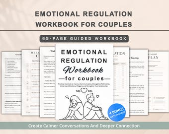 Paare Emotionsregulierung Arbeitsbuch | Kommunikation verbessern, Konflikte lösen (Digitaler Download)