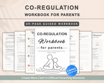 Co-Regulierung Arbeitsbuch für Eltern | Calm Elternschaft-Tools für große Emotionen