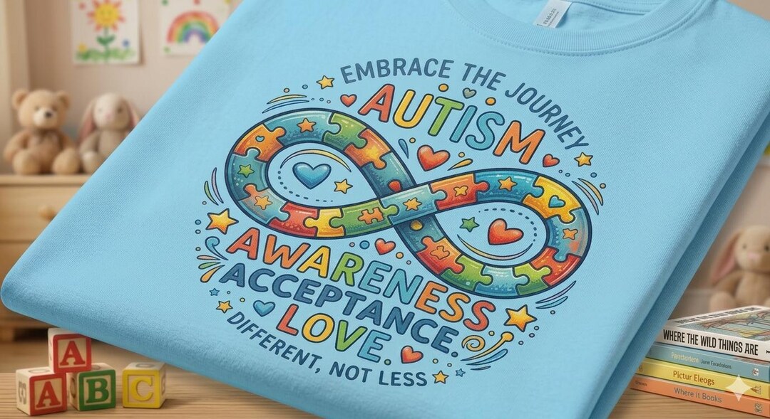 Autism Infinity Puzzle PNG, Autism Awareness Acceptance Love Design ...