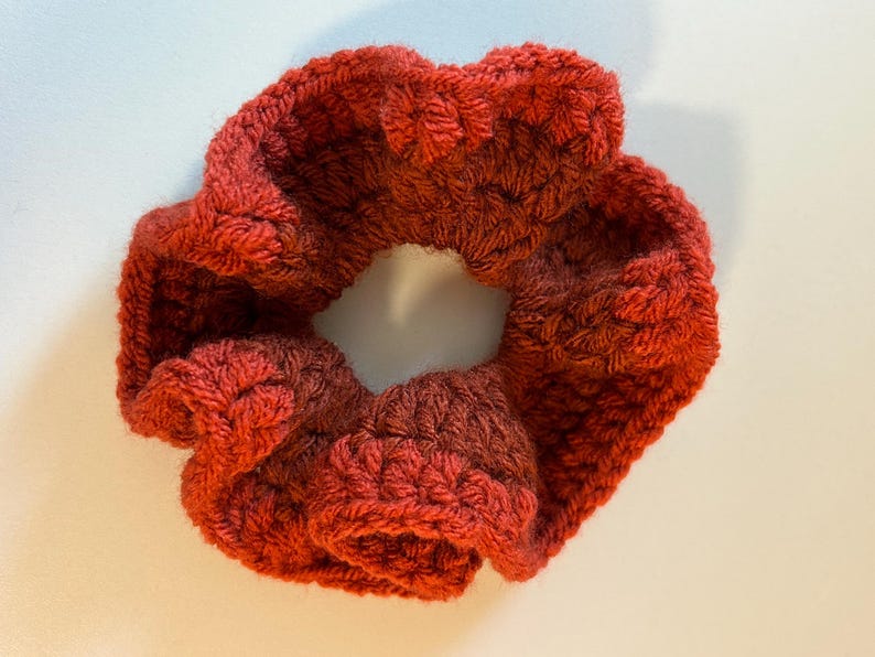Handmade Crochet Multicoloured Scrunchies - Etsy UK