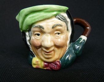 Royal Doulton // Dicken's Character // Sairey Gamp // Miniature Character Jug