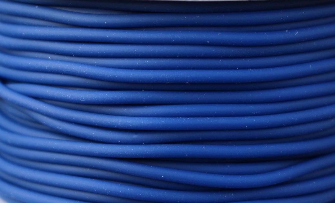 2mm Blue Rubber Cord Solid Round Synthetic Rubber 5 Yard Increments - Etsy