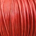 25 Meter Spool - 0.5mm Red Waxed Cotton Cord