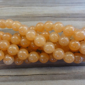 Red Aventurine Round Stone 6mm Beads Full 16 inch Strand