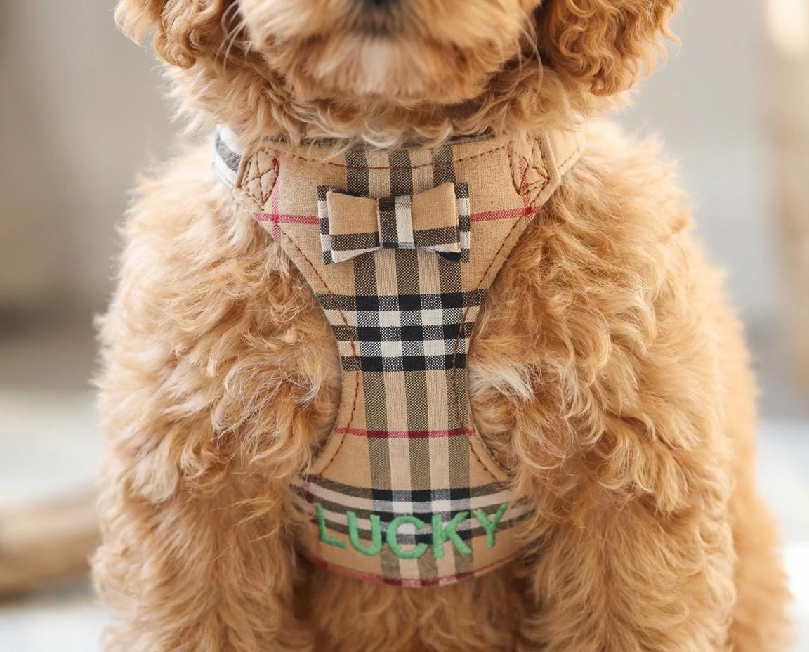 Dog Harness Dog Dresses The Leah // Dog Harness Dress, Fall Dog Harness, Fall  Pet Clothing