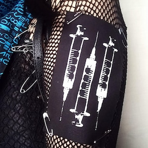 Syringes Industrial Punk Patches