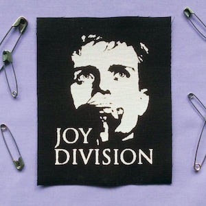 Joy Division Ian Curtis Post Punk Sew-on Fabric Patches