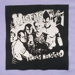 The Misfits berühmte Monster Horror Punk Sew-on Fabric Patches