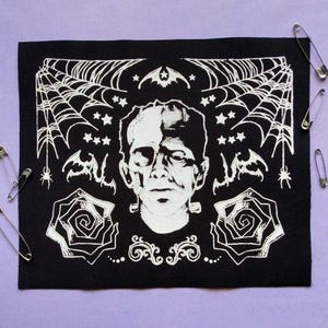 Set di toppe da cucire per Halloween a tema Zombie Frankenstein Horror