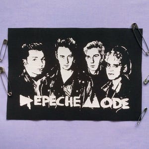Depeche Mode Group Post Punk Sew-on Fabric Patches