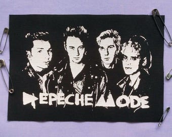 Depeche Mode Group Post Punk Sew-on Fabric Patches