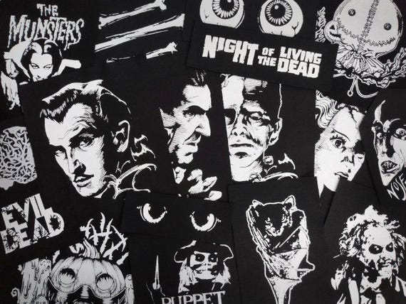 Mystery Packs for Horror & Halloween Sew-on Patches