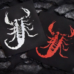 Scorpion Punk Goth Sew-on Patch