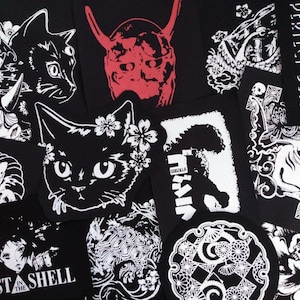 Packs mystères d'écussons à coudre anime et japon