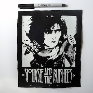 Siouxsie and the Banshees Post Punk Sew-on Back Patch image 2