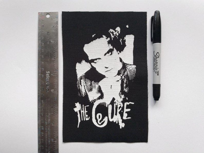 The Cure Robert Smith Post Punk Sew-on Patches image 2