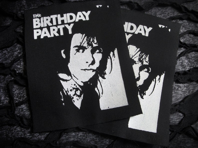 Nick Cave The Birthday Party Post Punk Sew-on Patch image 1