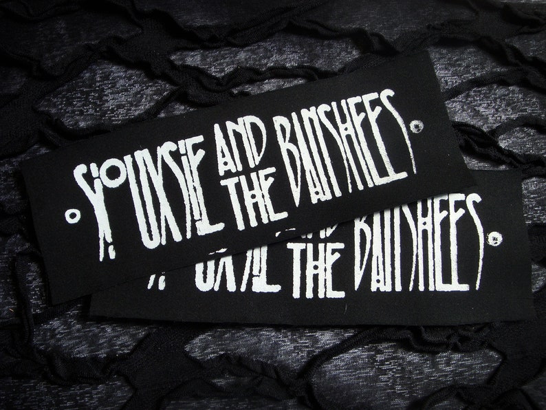 Siouxsie and the Banshees Post Punk Sew-on Patch image 1