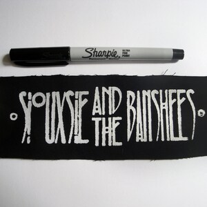 Siouxsie and the Banshees Post Punk Sew-on Patch image 2